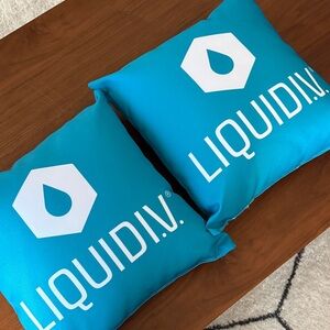 Liquid IV Beach/Pool Pillows (2)